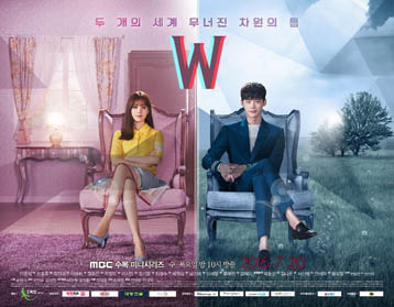 Promotional poster for W (더블유)